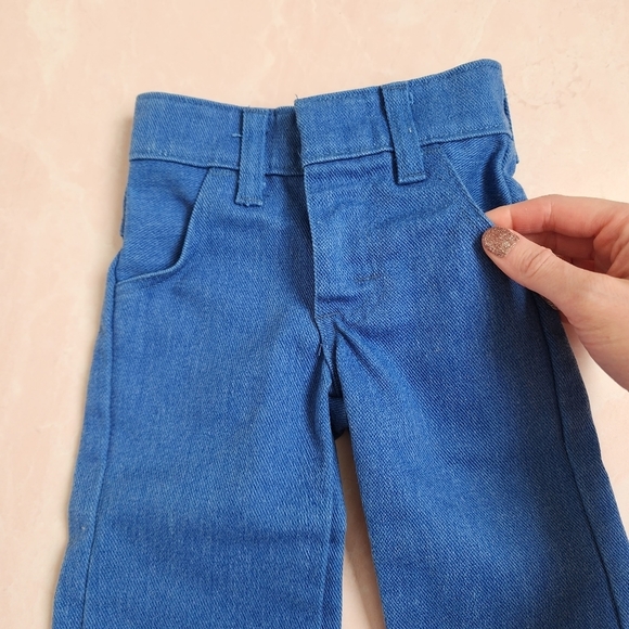 DICKIES x VINTAGE 70's Infant jeans 42 Talon Zipper‎ size 0 Slim - Picture 9 of 10